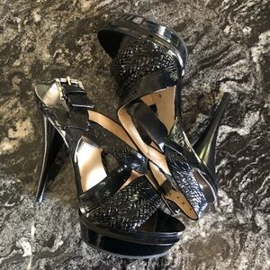 Michael Kors Peep Toe Heels - Size 7